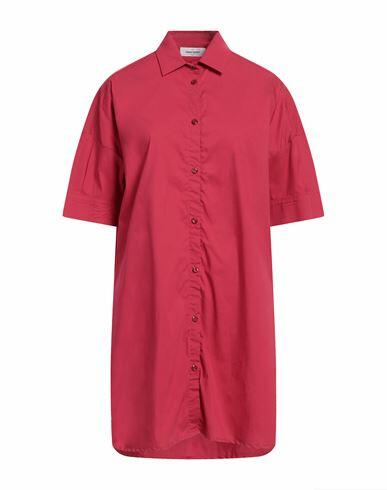 Gran Sasso Woman Shirt Red Cotton, Polyamide, Elastane Cover