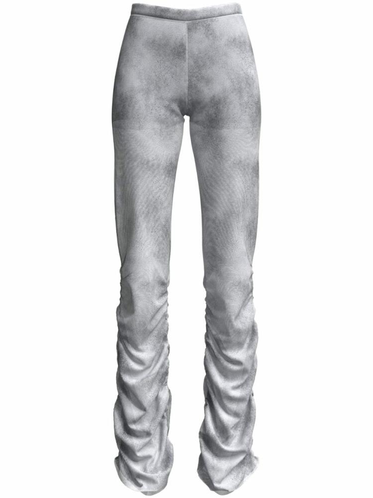 Margherita MACCAPANI The Ruched low-rise trousers - Grey Cover