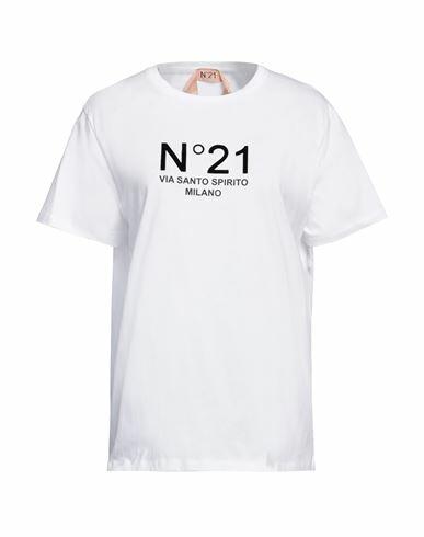 N°21 Woman T-shirt White Cotton Cover