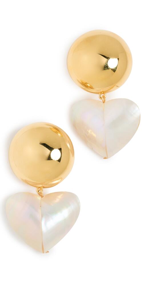 Lizzie Fortunato Rodan Heart Earrings Gold Cover