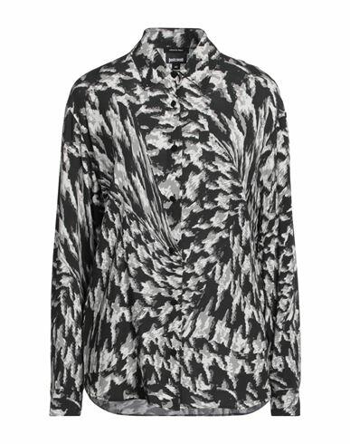 Just Cavalli Woman Shirt Black Viscose Cover