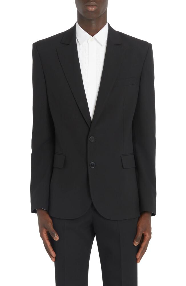 Valentino Slim Fit Wool Blazer in Nero Cover