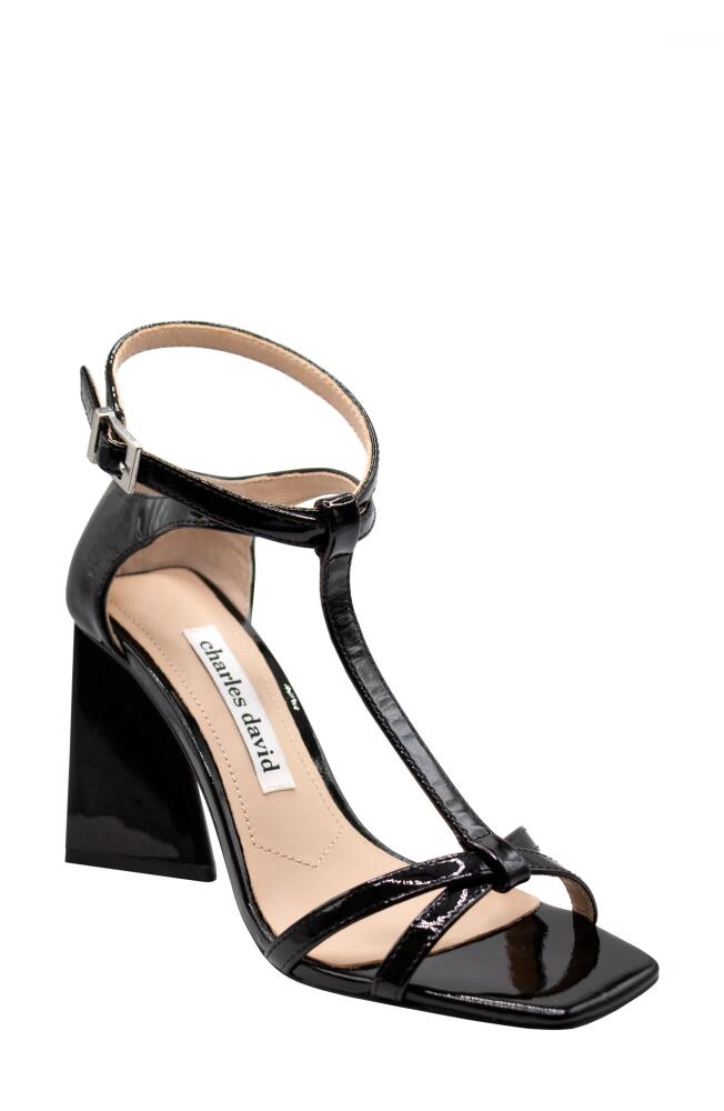 Charles David Tucker Ankle Strap Sandal in Black-Pt Cover