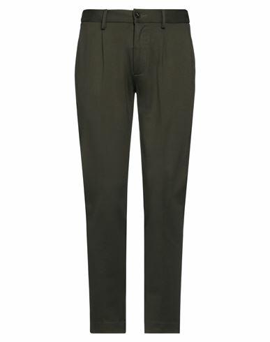 Markup Man Pants Dark green Viscose, Nylon, Elastane Cover