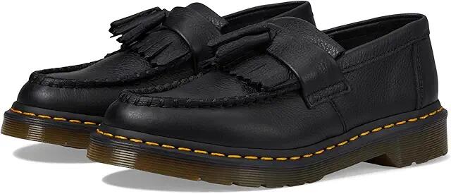 Dr. Martens Adrian Tassel Loafer (Black Virginia) Women's Slip on Shoes Cover