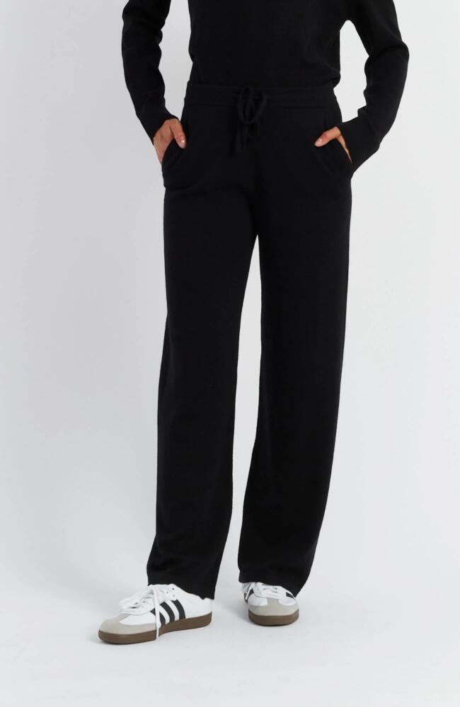 Chinti & Parker Wide Leg Snoopy Track Pants in Black Cover