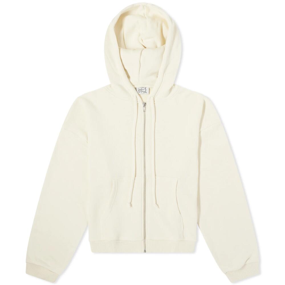 Baserange Women's Rim Zipped Hoodie in Undyed Cover