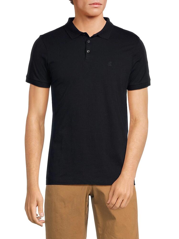 French Connection Men's Solid Polo - Dark Navy Cover