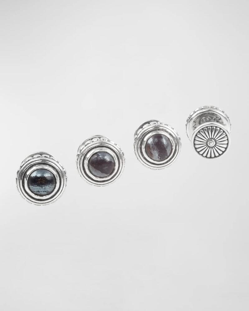 Konstantino Ferrite Sterling Silver Stud Set Cover