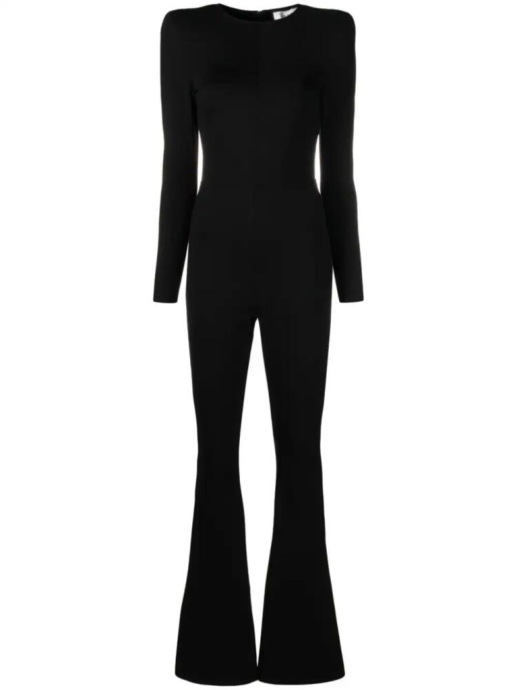 NISSA flared-leg jumpsuit - Black Cover