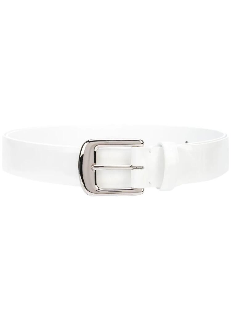 Maison Margiela buckle belt - White Cover