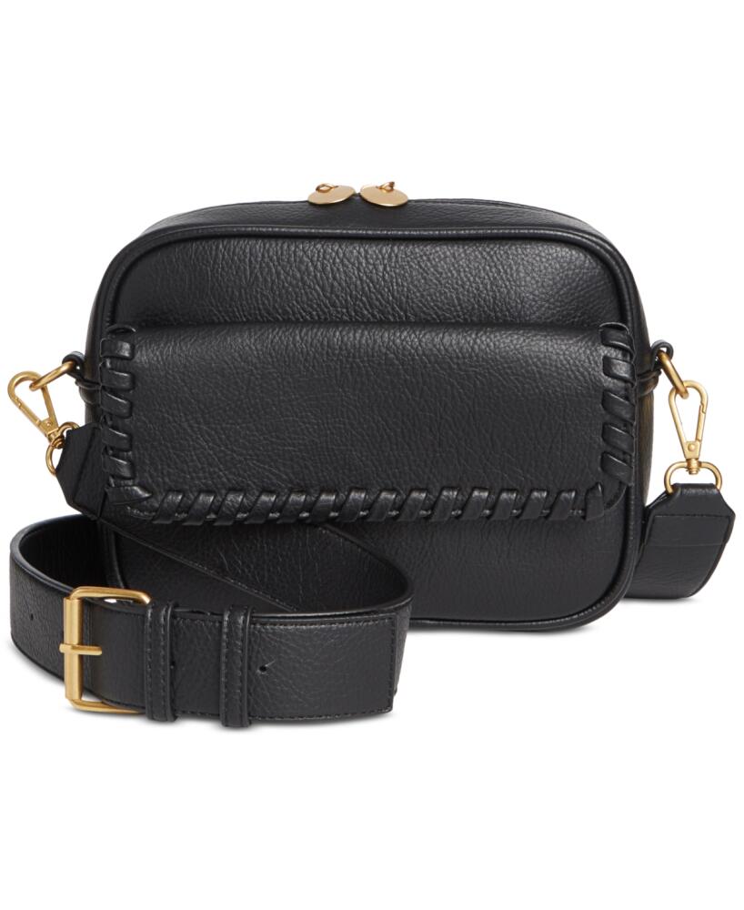 Style & Co Whip-Stitch Camera Crossbody, Created for Macy's - Black Cover