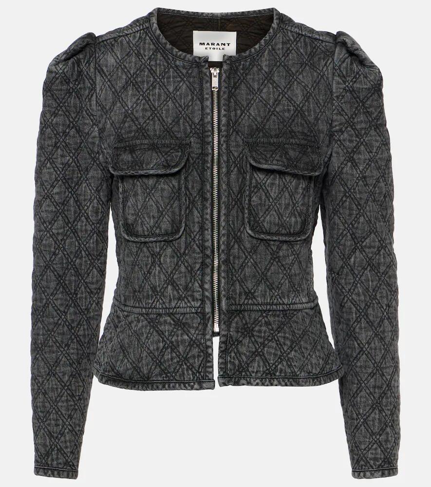 Marant Etoile Deliona quilted denim jacket Cover