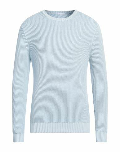 Malo Man Sweater Sky blue Cotton Cover