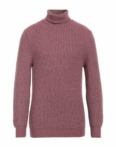 Barba Napoli Man Turtleneck Mauve Virgin Wool, Polyamide Cover