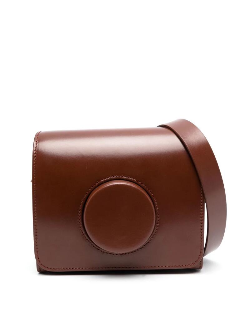 LEMAIRE Camera boxy crossbody bag - Brown Cover