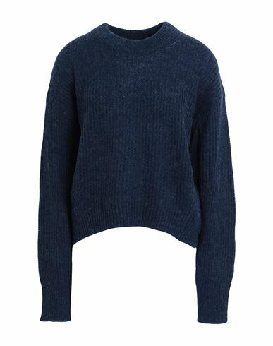 Jjxx By Jack & Jones Woman Sweater Navy blue Acrylic, Nylon, Wool, Alpaca wool Cover