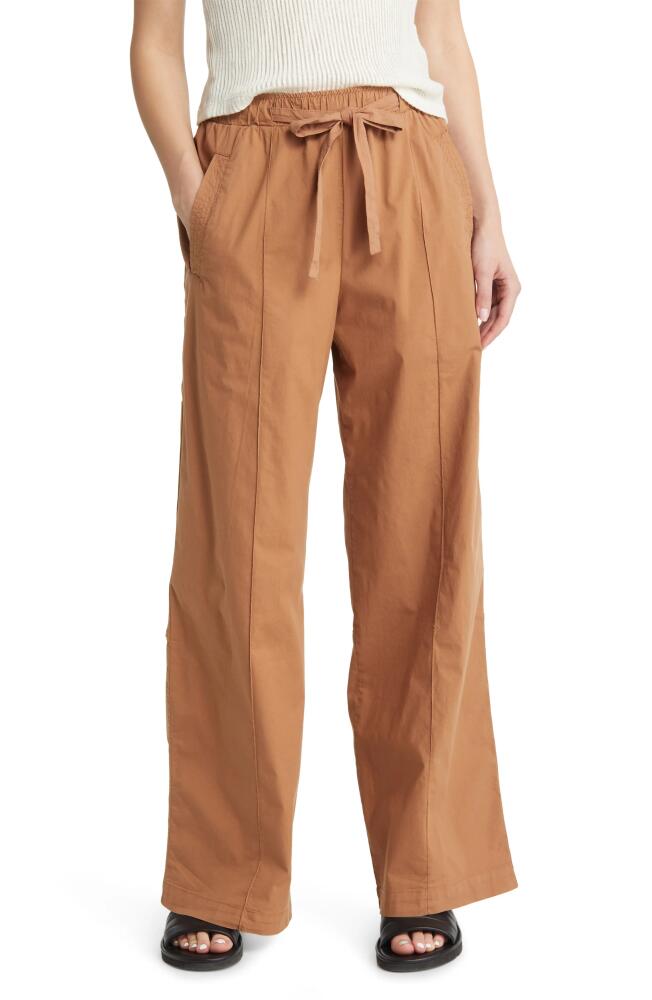 Monrow Wide Leg Pants in Sahara Cover