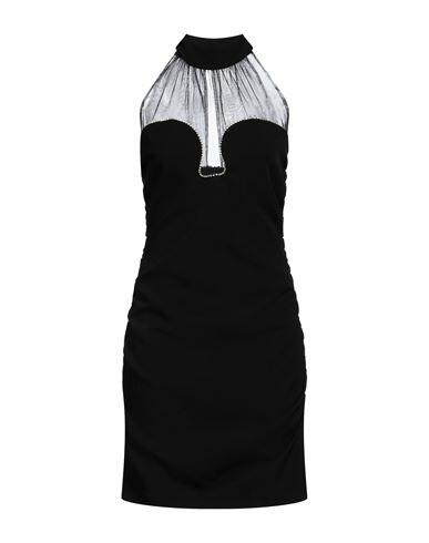 Relish Woman Mini dress Black Polyester, Elastane Cover