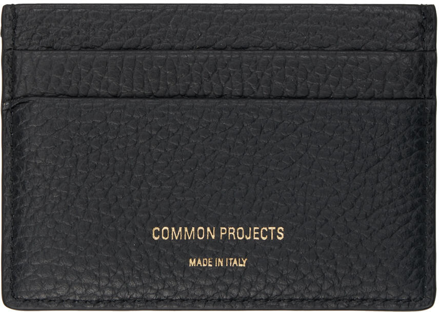 Common Projects Black Multi Card Holder Cover