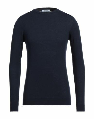 Gazzarrini Man Sweater Midnight blue Cotton Cover