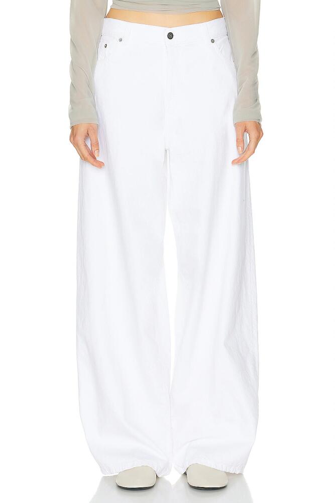 Haikure Bethany Twill Pant in White Cover