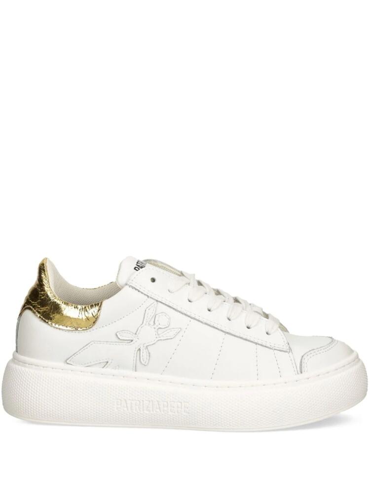 Patrizia Pepe panelled sneakers - White Cover