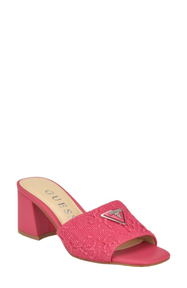 GUESS Gable Slide Sandal in Medium Pink Cover