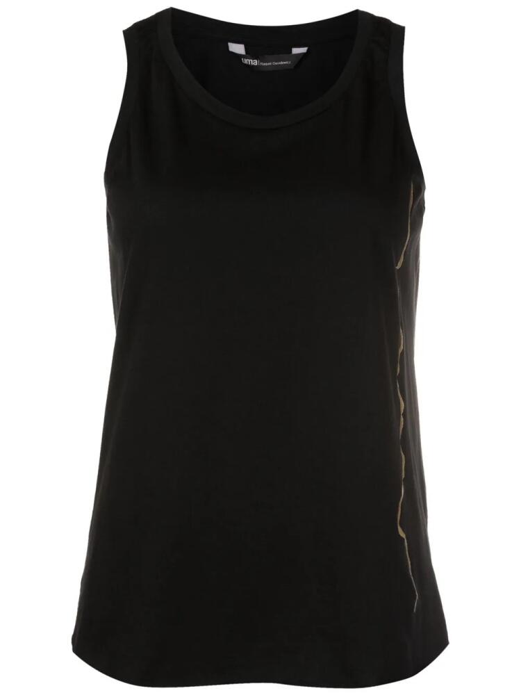 Uma | Raquel Davidowicz abstract-print sleeveless top - Black Cover