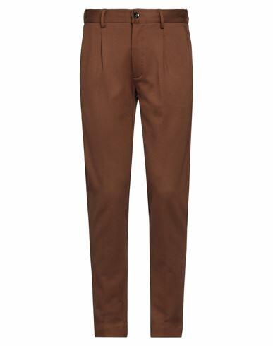 Markup Man Pants Brown Viscose, Nylon, Elastane Cover