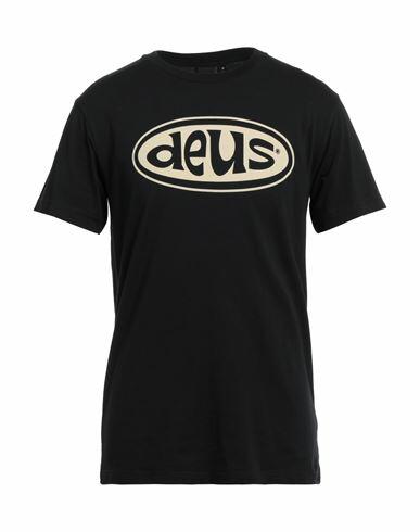 Deus Ex Machina Man T-shirt Black Cotton Cover