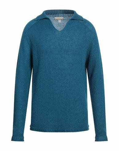 120% Lino Man Sweater Deep jade Mohair wool, Polyamide, Linen, Cashmere, Wool Cover