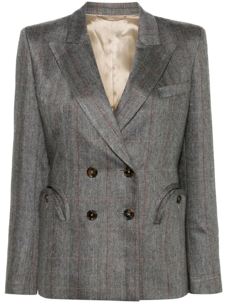 Blazé Milano double-breasted blazer - Grey Cover