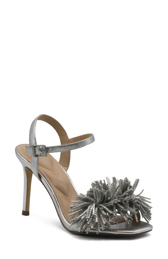 Charles David Eternity Ankle Strap Sandal in Silver Cover