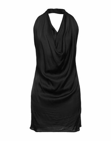 Vicolo Woman Mini dress Black Viscose Cover