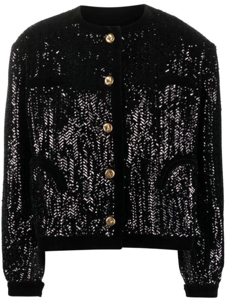 Blazé Milano Gliss sequinned jacket - Black Cover