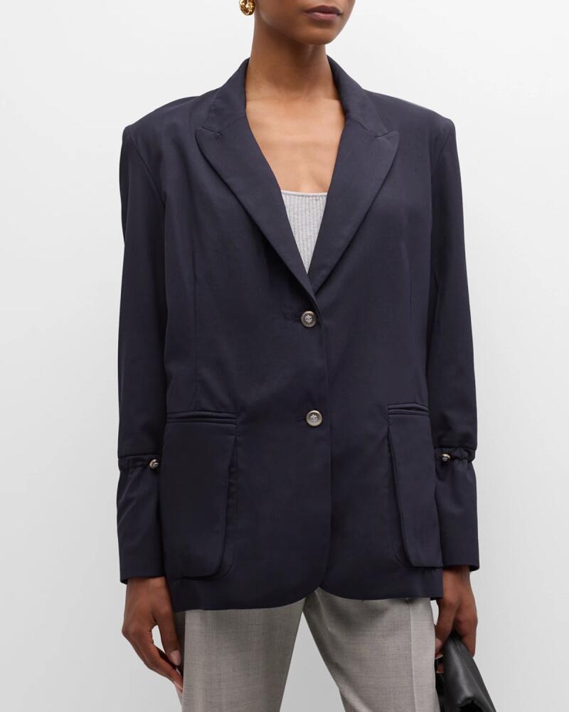 TWP Mo Wool-Blend Oversized Blazer Cover