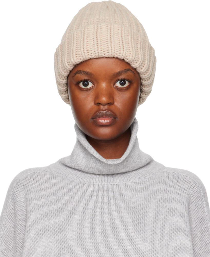 Baserange Beige Brushed Beanie Cover