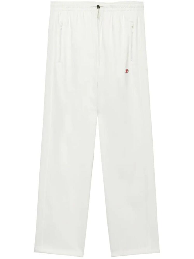 FIVE CM wide-leg track pants - White Cover