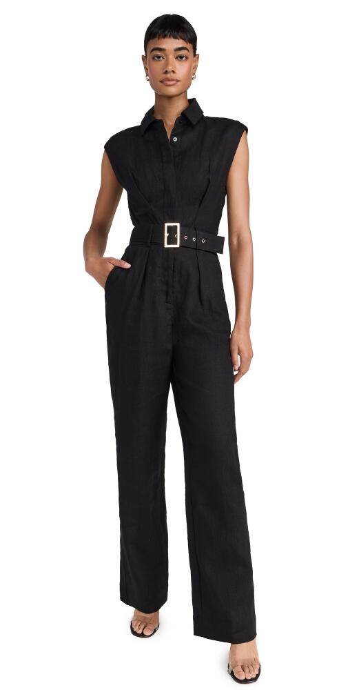 HEVRON Lenox Jumpsuit Black Cover