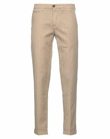 Re_hash Man Pants Light brown Cotton, Linen, Elastane Cover