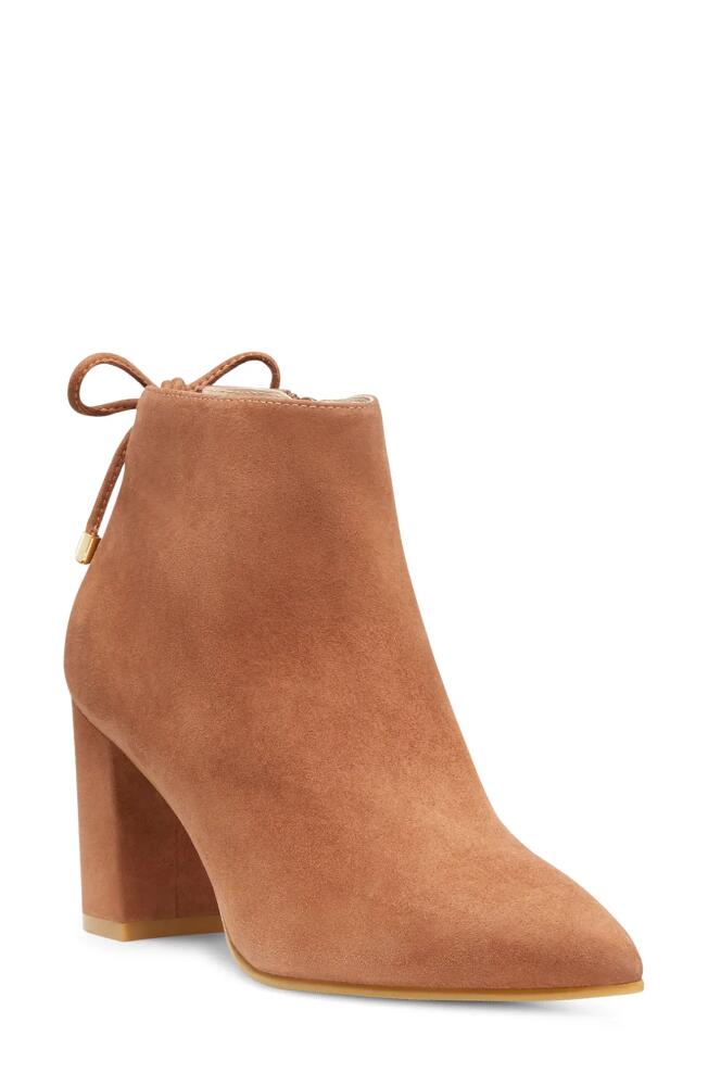 Stuart Weitzman Tieback Block Bootie in Capuccino Cover