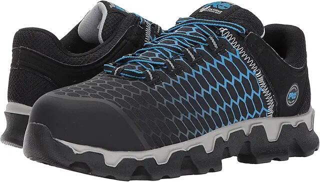 Timberland PRO Powertrain Alloy Toe (Black/Blue) Men's Work Lace-up Boots Cover