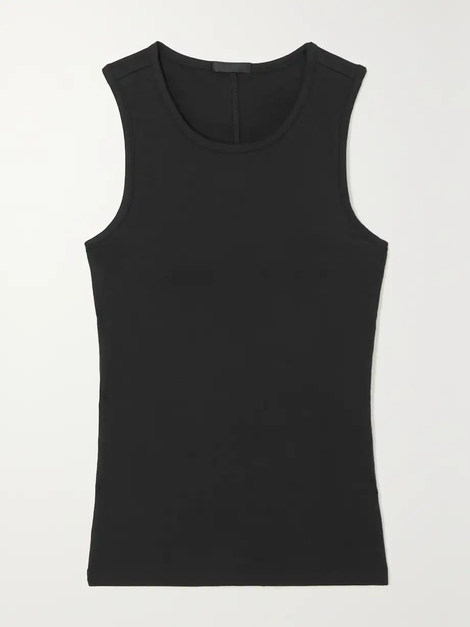 ATM Anthony Thomas Melillo - Stretch Pima Cotton-jersey Tank - Black Cover