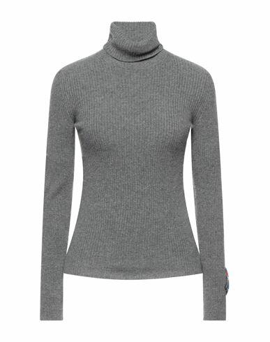 Dsquared2 Woman Turtleneck Grey Virgin Wool, Cashmere Cover