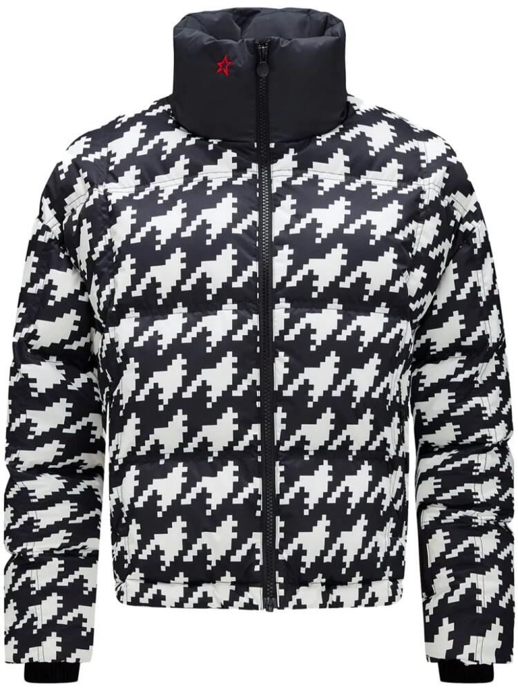 Perfect Moment Nevada Duvet houndstooth ski jacket - Black Cover