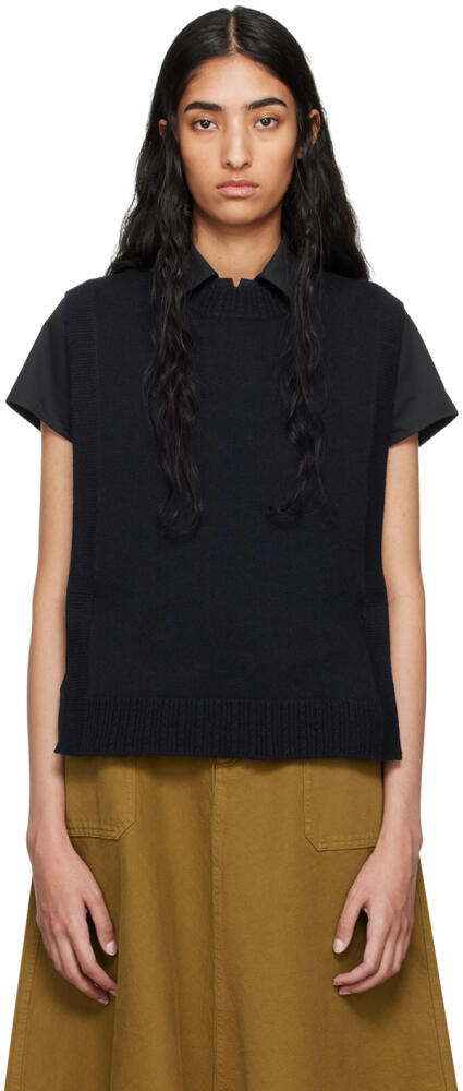 A.P.C. Navy Margot Vest Cover