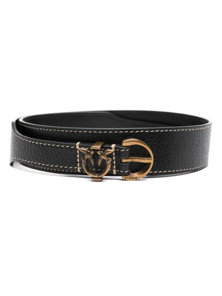 PINKO Love Birds belt - Black Cover