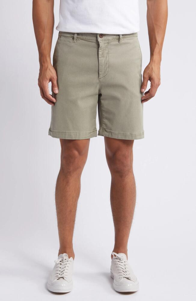 Faherty Coastline 8-Inch Chino Shorts in Mountain Olive Cover