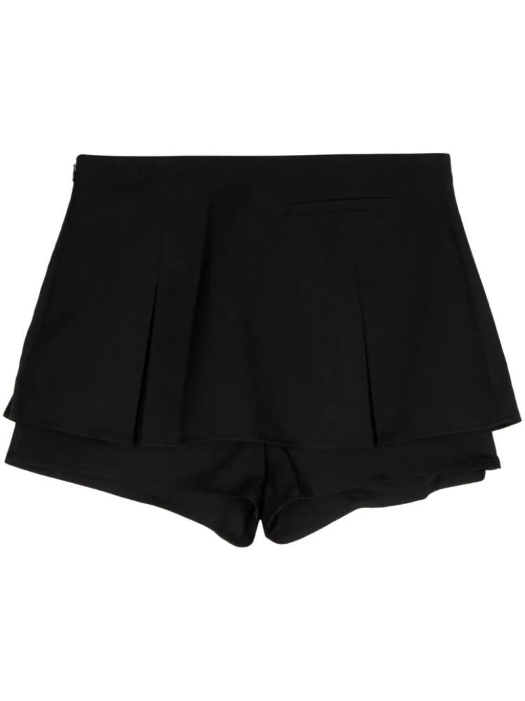 b+ab high-waisted layered shorts - Black Cover